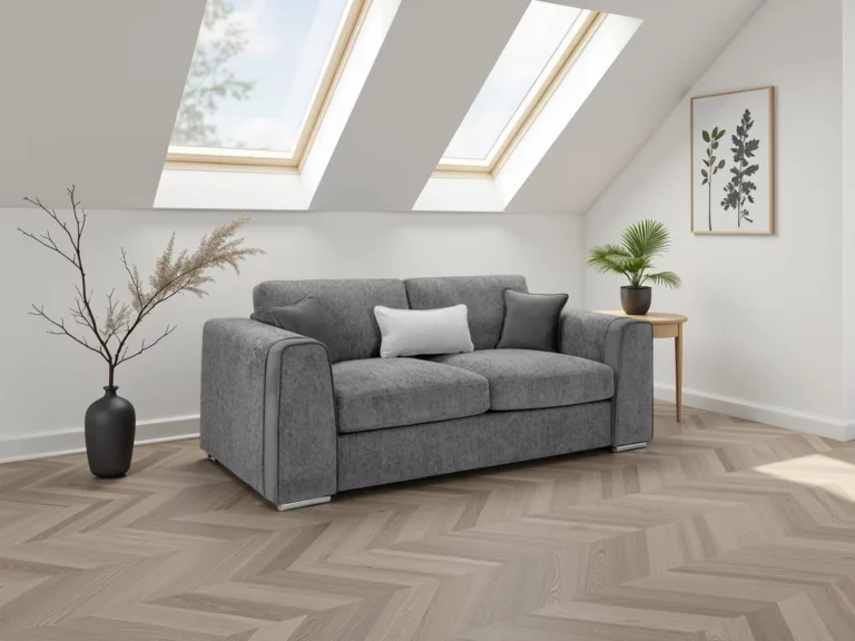 Naples Sofa Grey 3 Seater