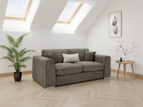 Naples Sofa Mocha 3 Seater