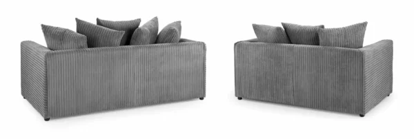 Harley Jumbo Sofa Grey 3+2 Set, view 7