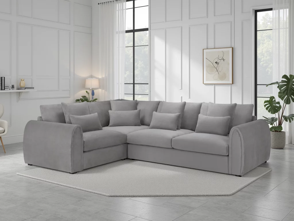 Mirabel Sofa Grey Left Hand Facing Corner