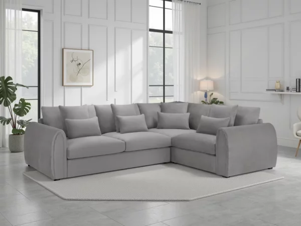 Mirabel Sofa Grey Right Hand Facing Corner