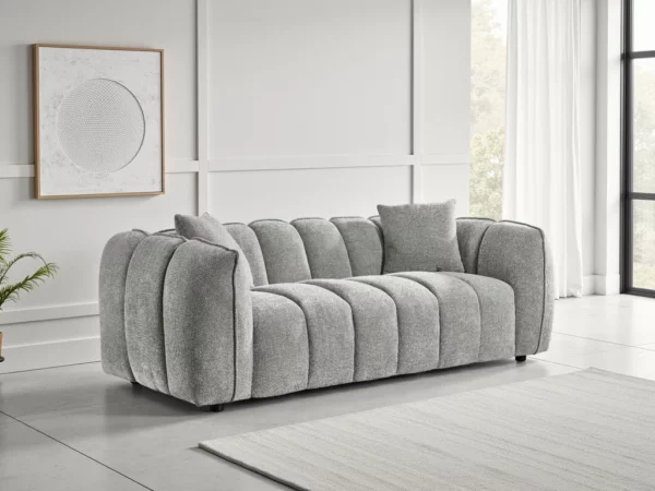 Venice Sofa Grey 3 Seater