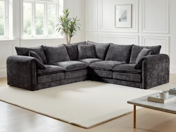 Solaya Sofa Black Large Corner
