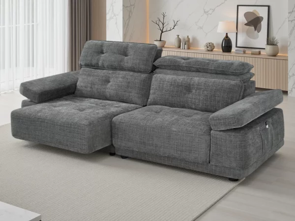 Kendal Floating Sofabed Light Grey, view 2