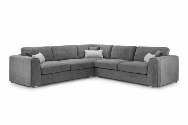 Naples Sofa Grey Large Corner, view 3