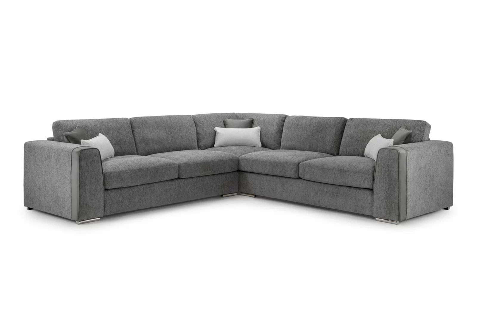 Naples Sofa Grey Large Corner, view 3