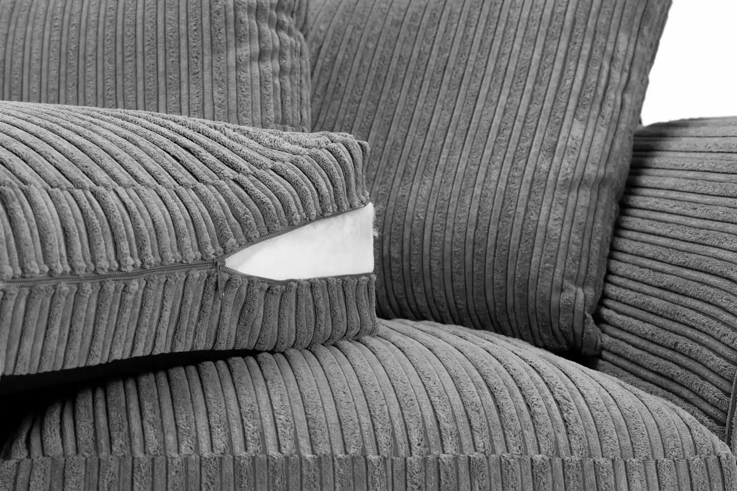 Harley Jumbo Sofa Grey 3+2 Set, view 3
