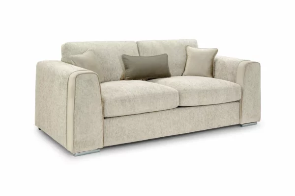 Naples Sofa Beige 3 Seater, view 2