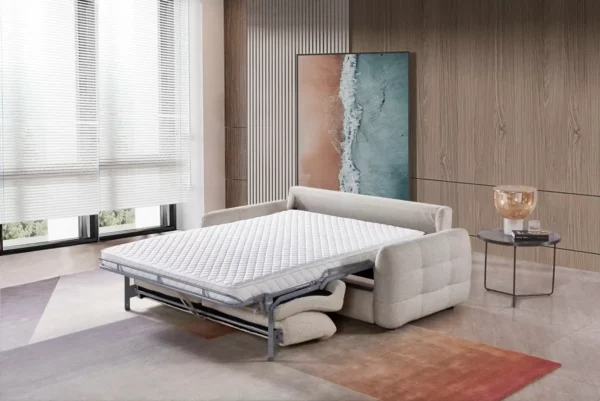 Athens Sofabed Beige 3 Seater, view 2