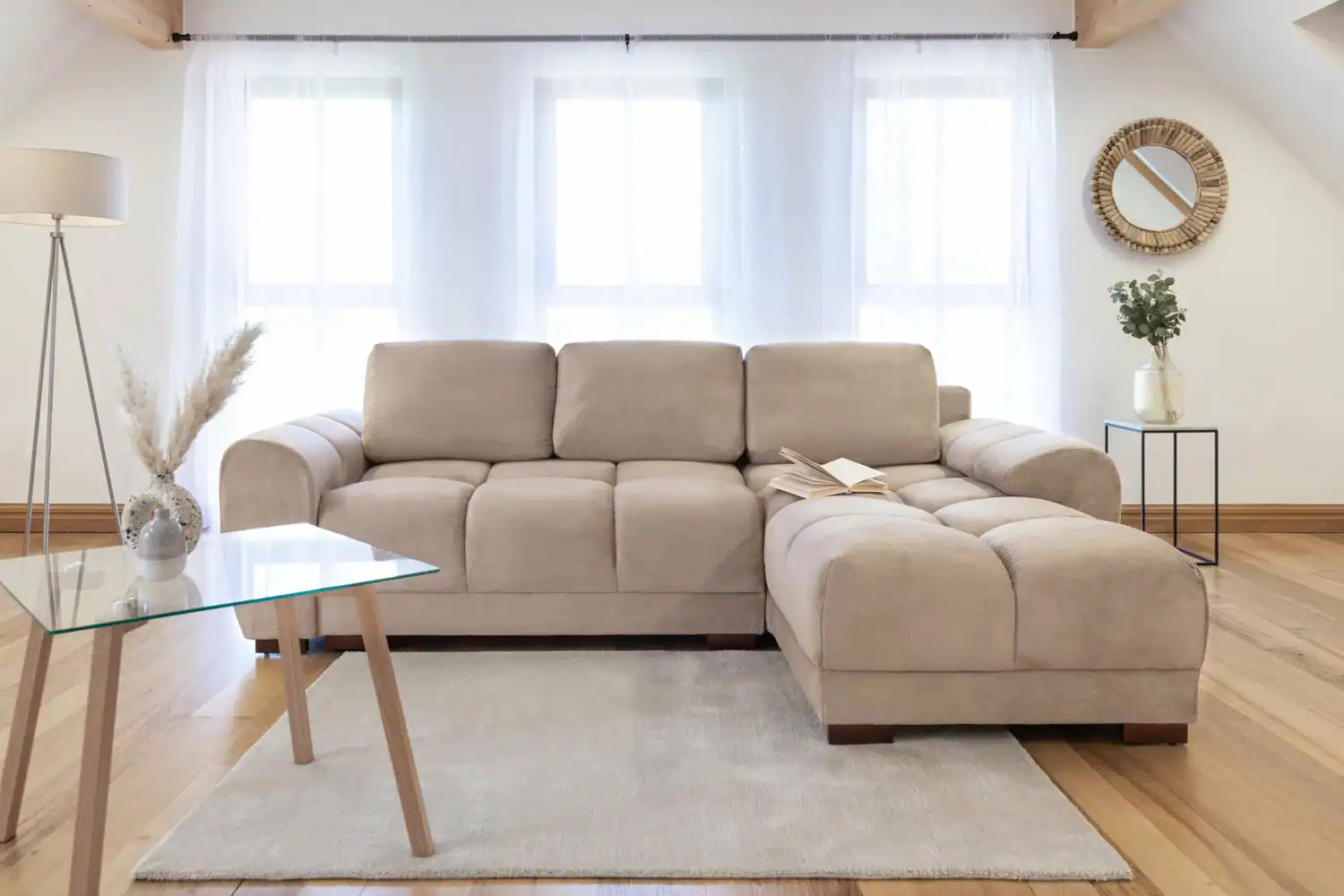 Azzuro Sofabed Mocha Universal Corner, view 6