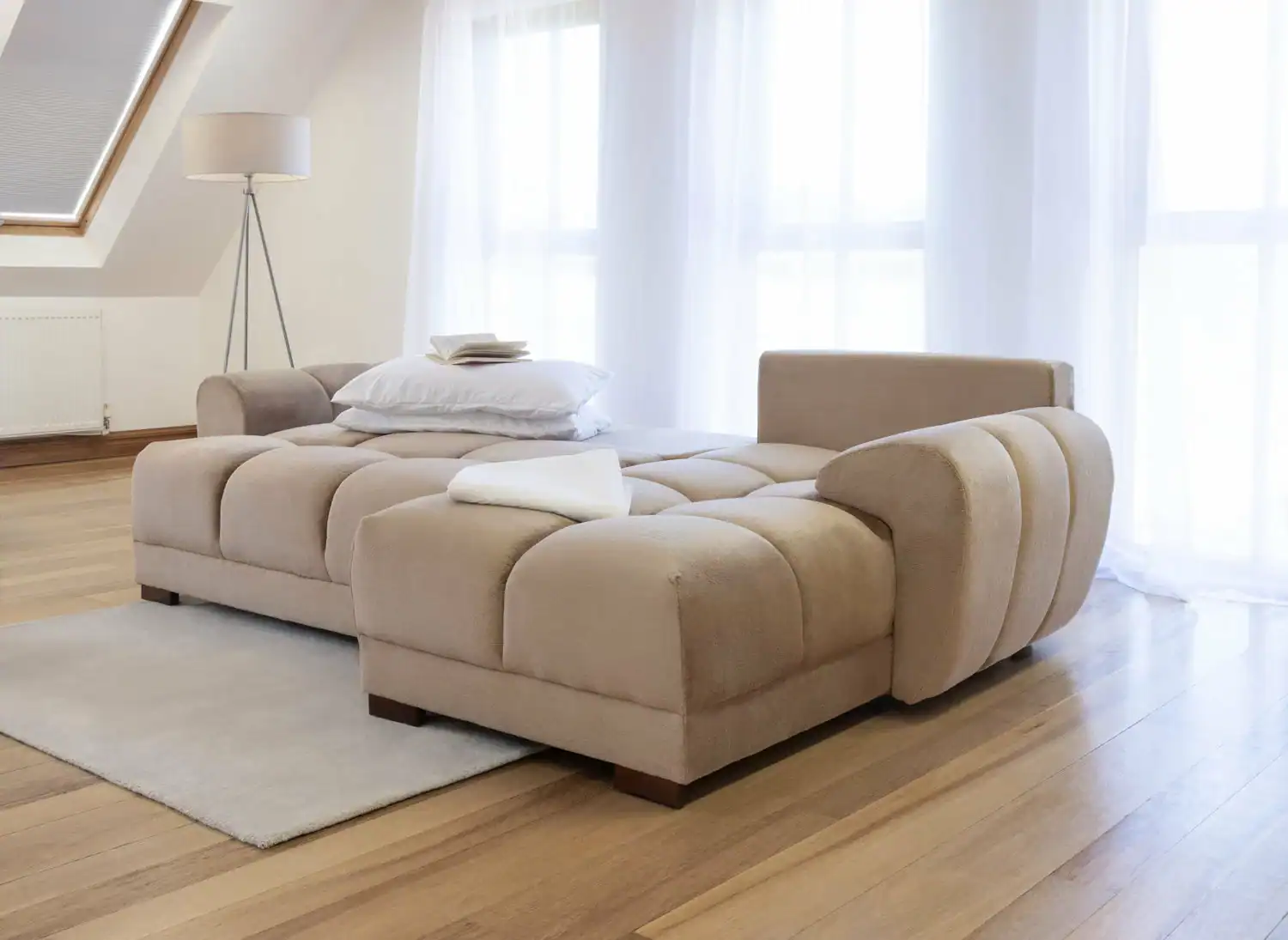 Azzuro Sofabed Mocha Universal Corner, view 4