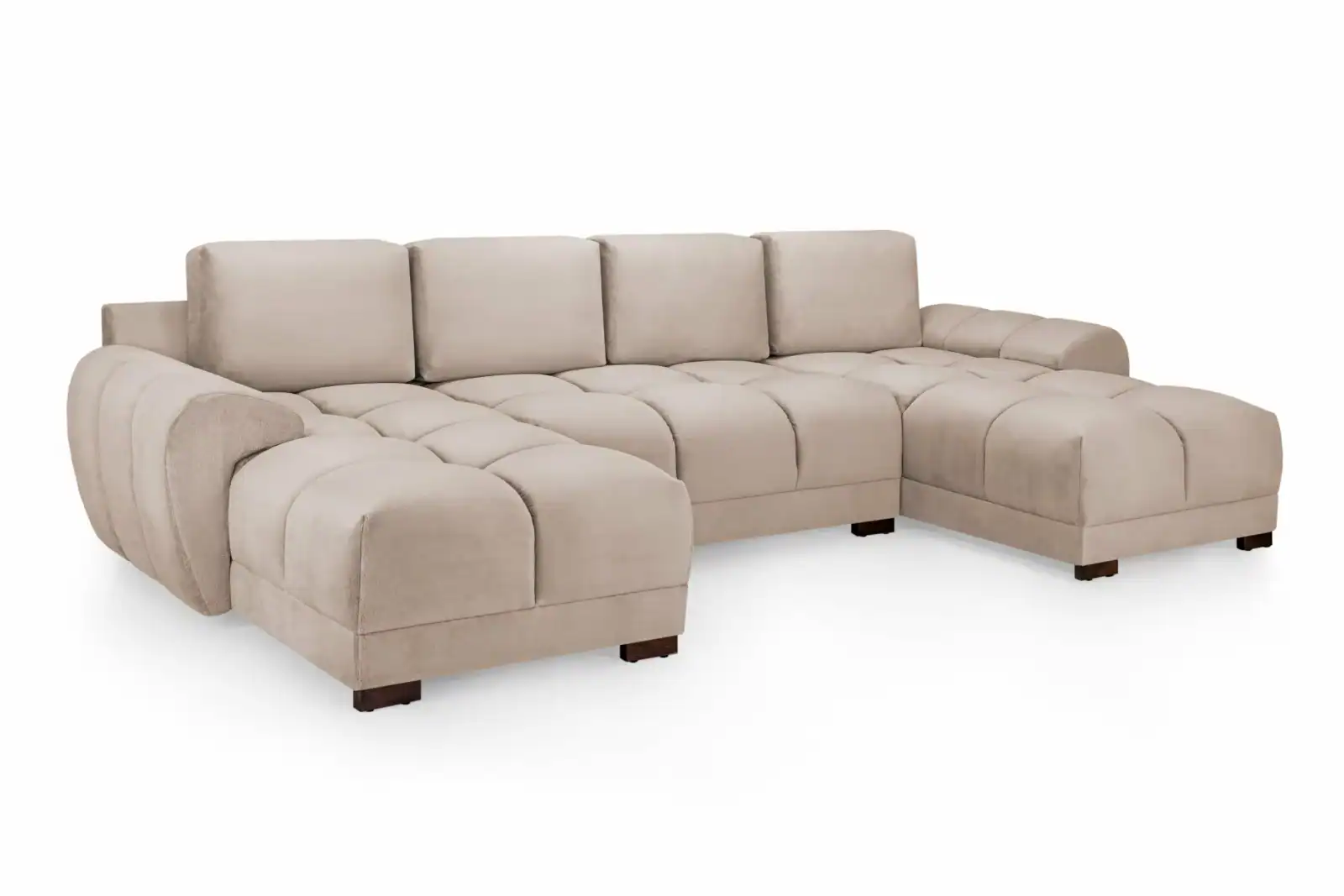 Azzuro Sofa Mocha U Shape Corner, view 3