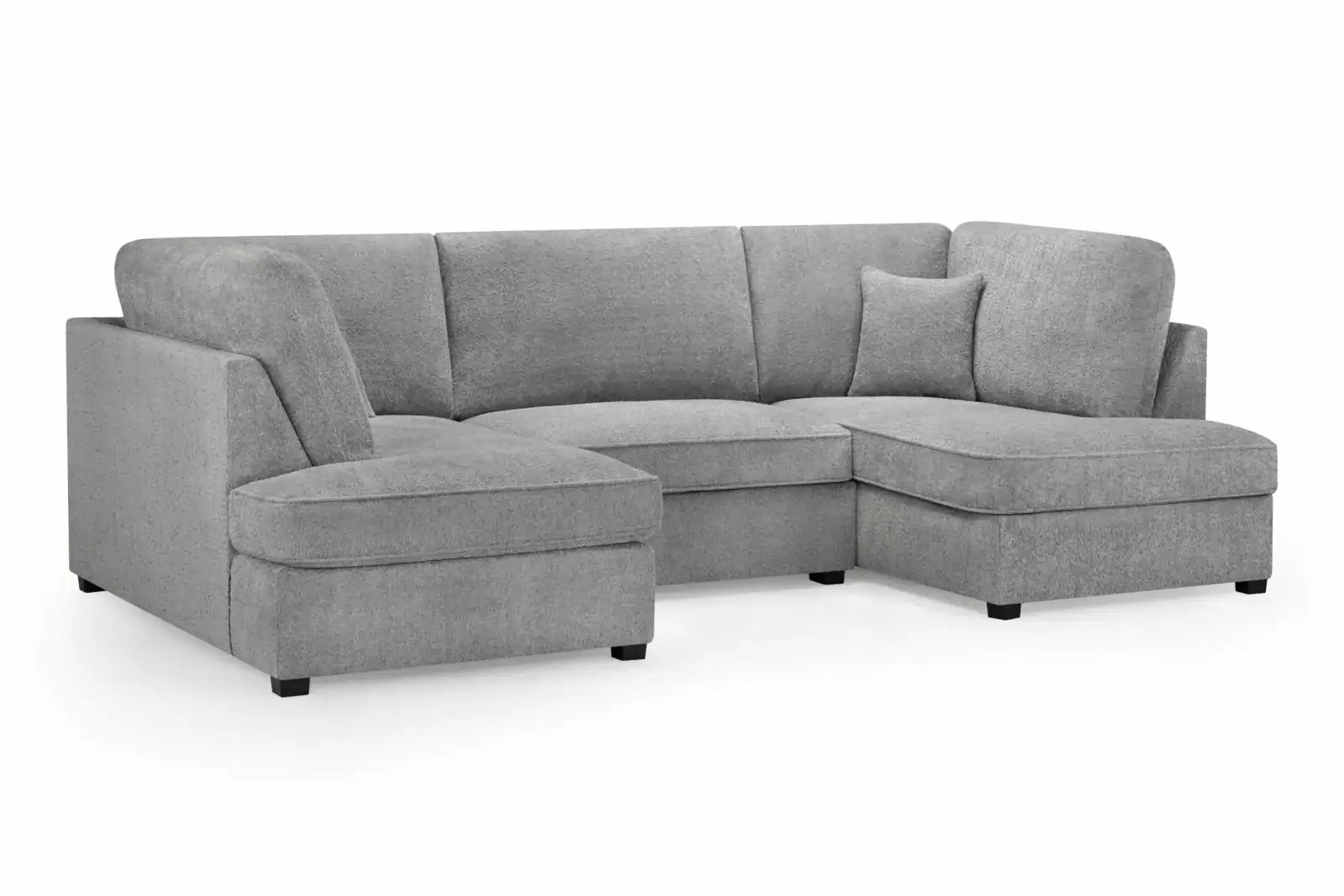 Carnaby Sofa Boucle Grey U Shape Corner, view 2