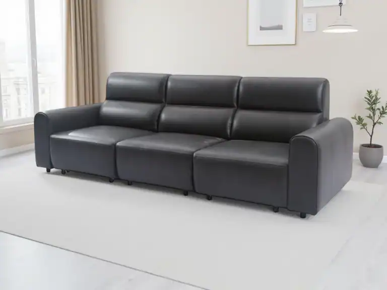 Conway Electric Sofa Black 3 Seater