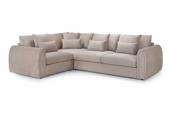 Mirabel Sofa Mocha Left Hand Facing Corner, view 2