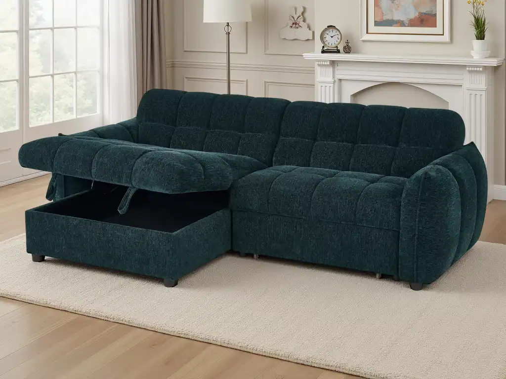 Florida Sofabed Teal Universal Corner, view 3
