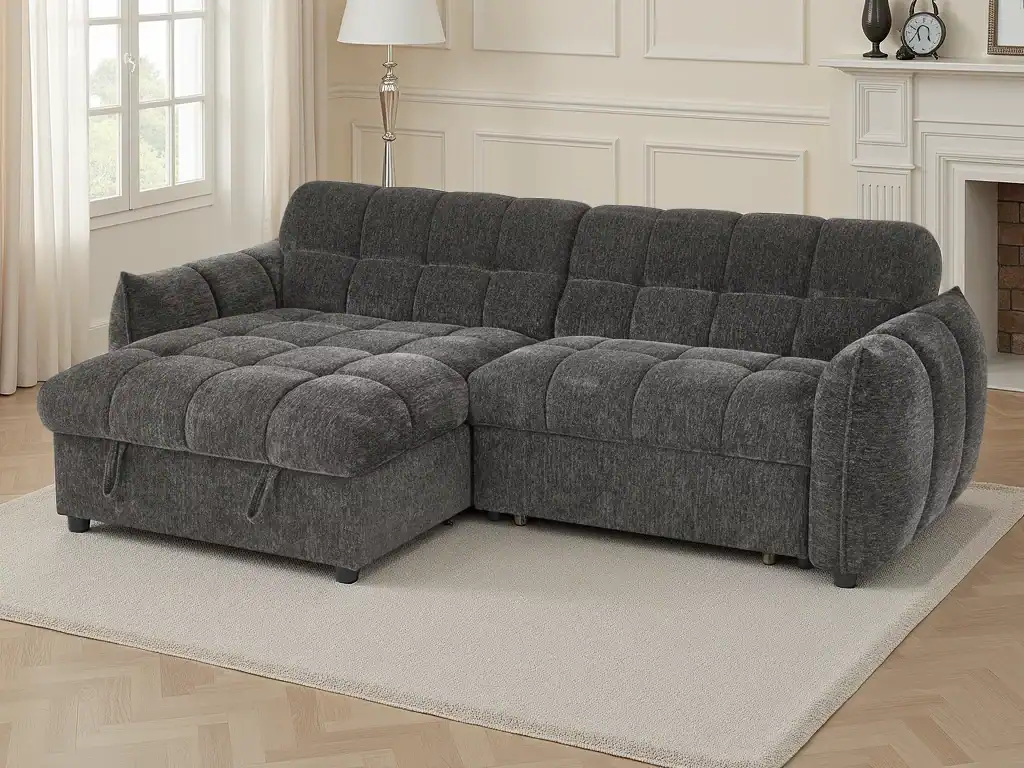 Florida Sofabed Grey Universal Corner