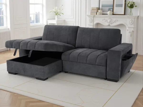 Franklin Sofabed Grey Universal Corner, view 2