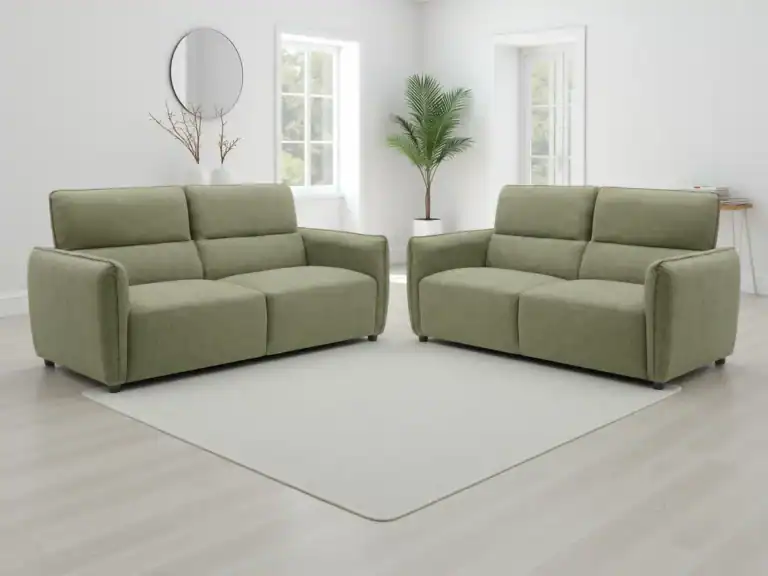Ascot Sofa Green 3+2 Set