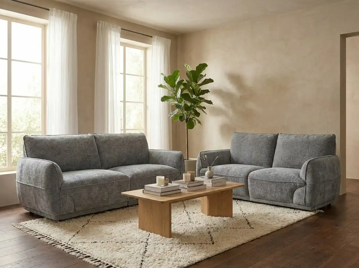 Angelo Sofa Grey 3+2 Set