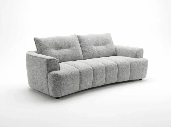 Cordova Sofa Grey 3 Seater, view 2