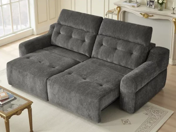 Harrison Electric Sofa Charcoal, view 3