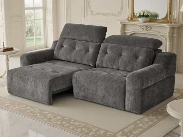 Harrison Electric Sofa Charcoal, view 2