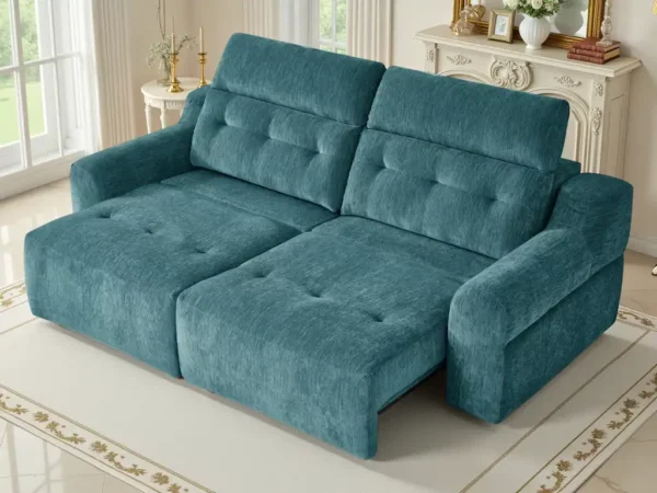 Harrison Electric Sofa Teal, view 2