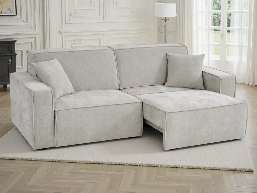 Houston Electric Sofabed Beige 3 Seater, view 2