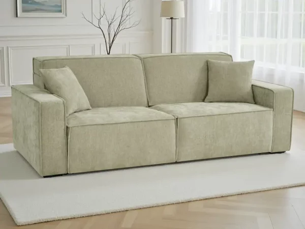 Houston Electric Sofabed Green 3 Seater