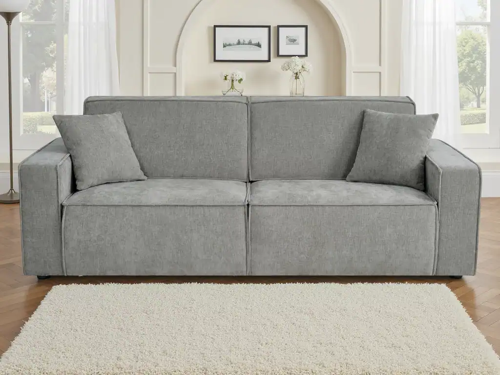 Houston Electric Sofabed Grey 3 Seater, view 4