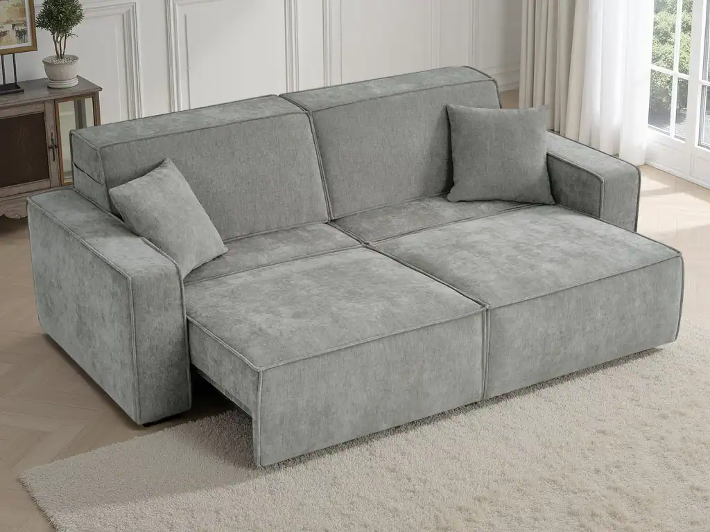 Houston Electric Sofabed Grey 3 Seater, view 3