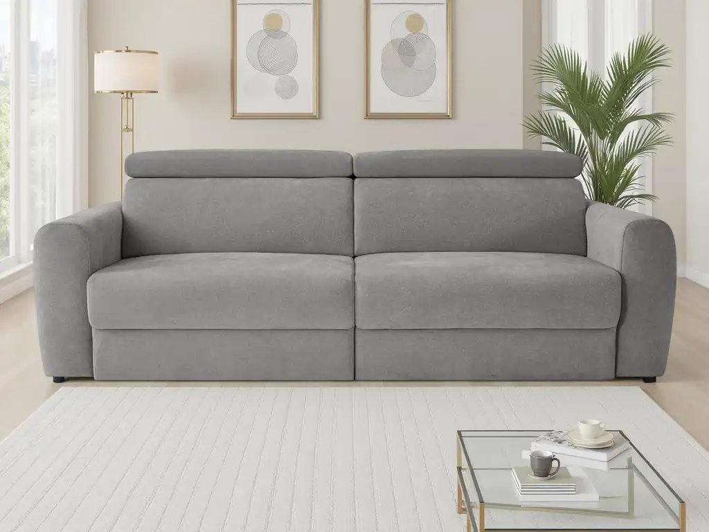 Dakota Electric Sofabed Grey 3 Seater, view 4