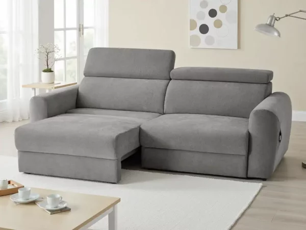 Dakota Electric Sofabed Grey 3 Seater, view 2