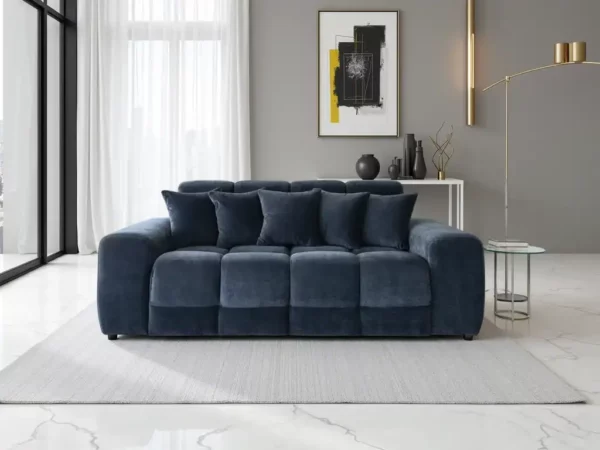 Jacob Sofa Black 3 Seater