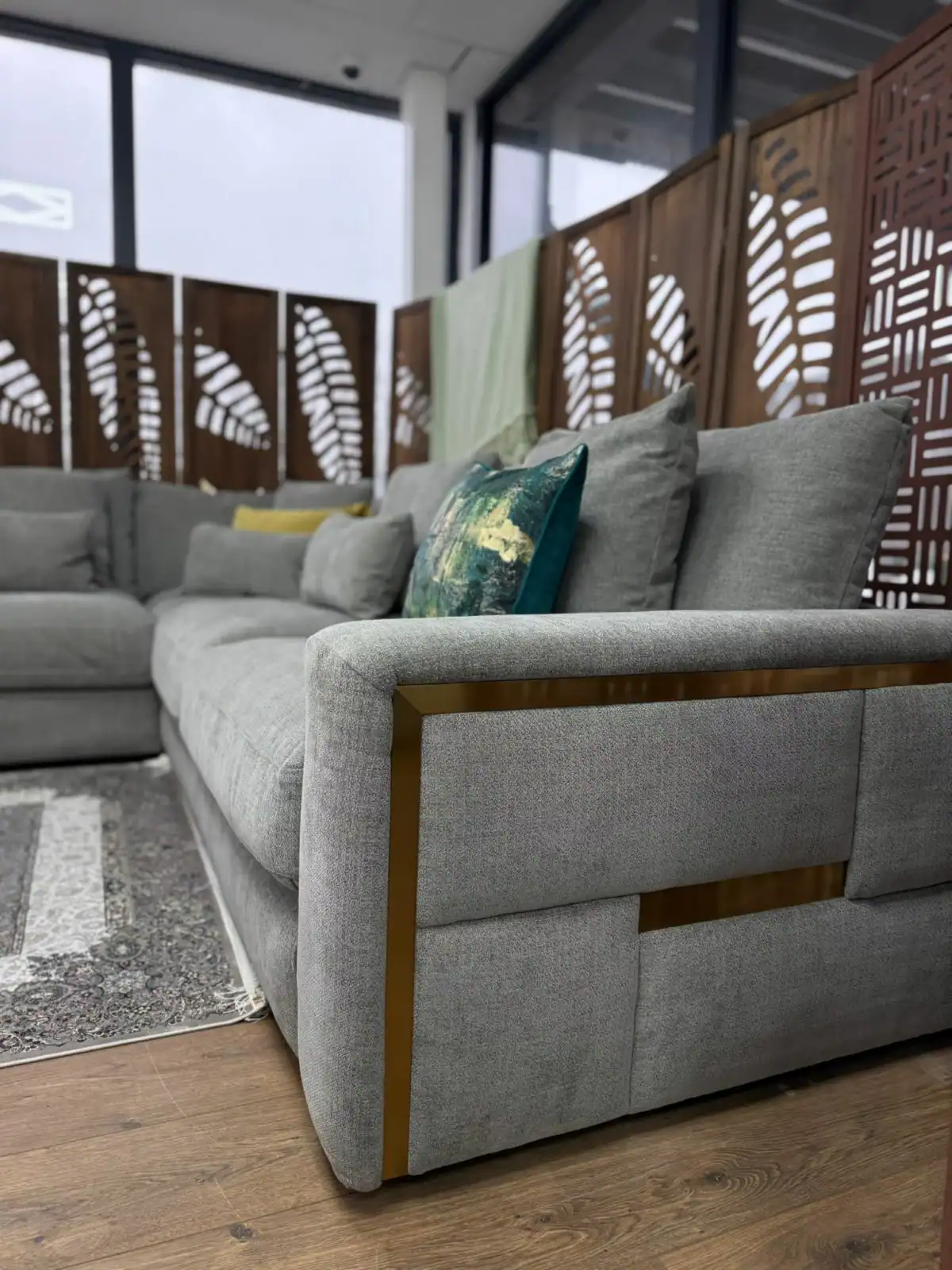 Jupiter Sofa Grey Large Corner, view 7
