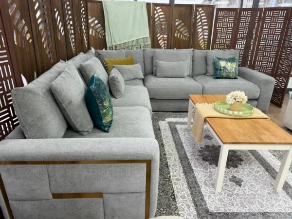 Jupiter Sofa Grey Large Corner, view 3