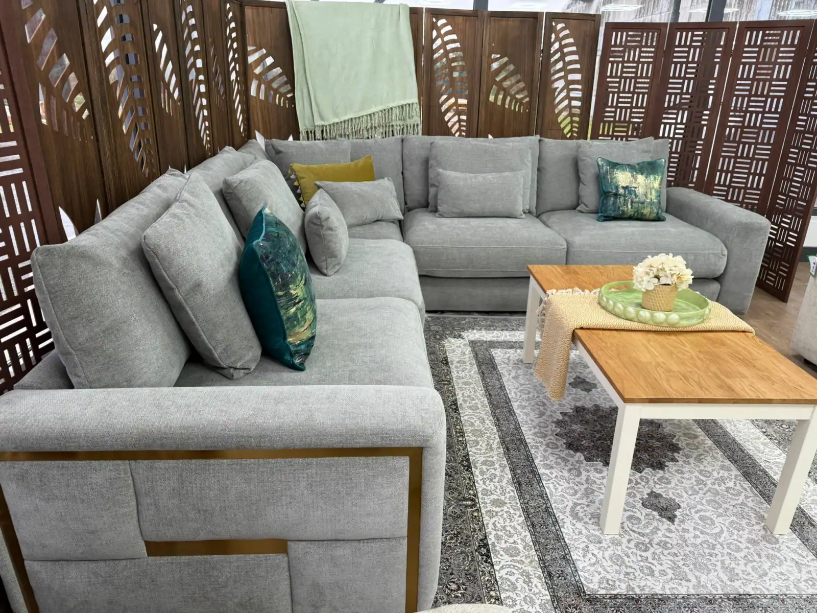 Jupiter Sofa Grey Large Corner, view 3