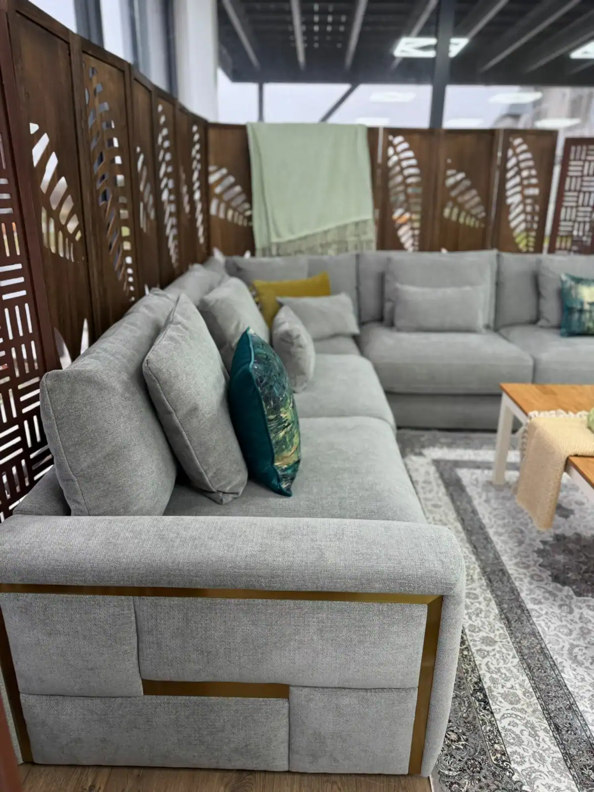 Jupiter Sofa Grey Large Corner, view 4