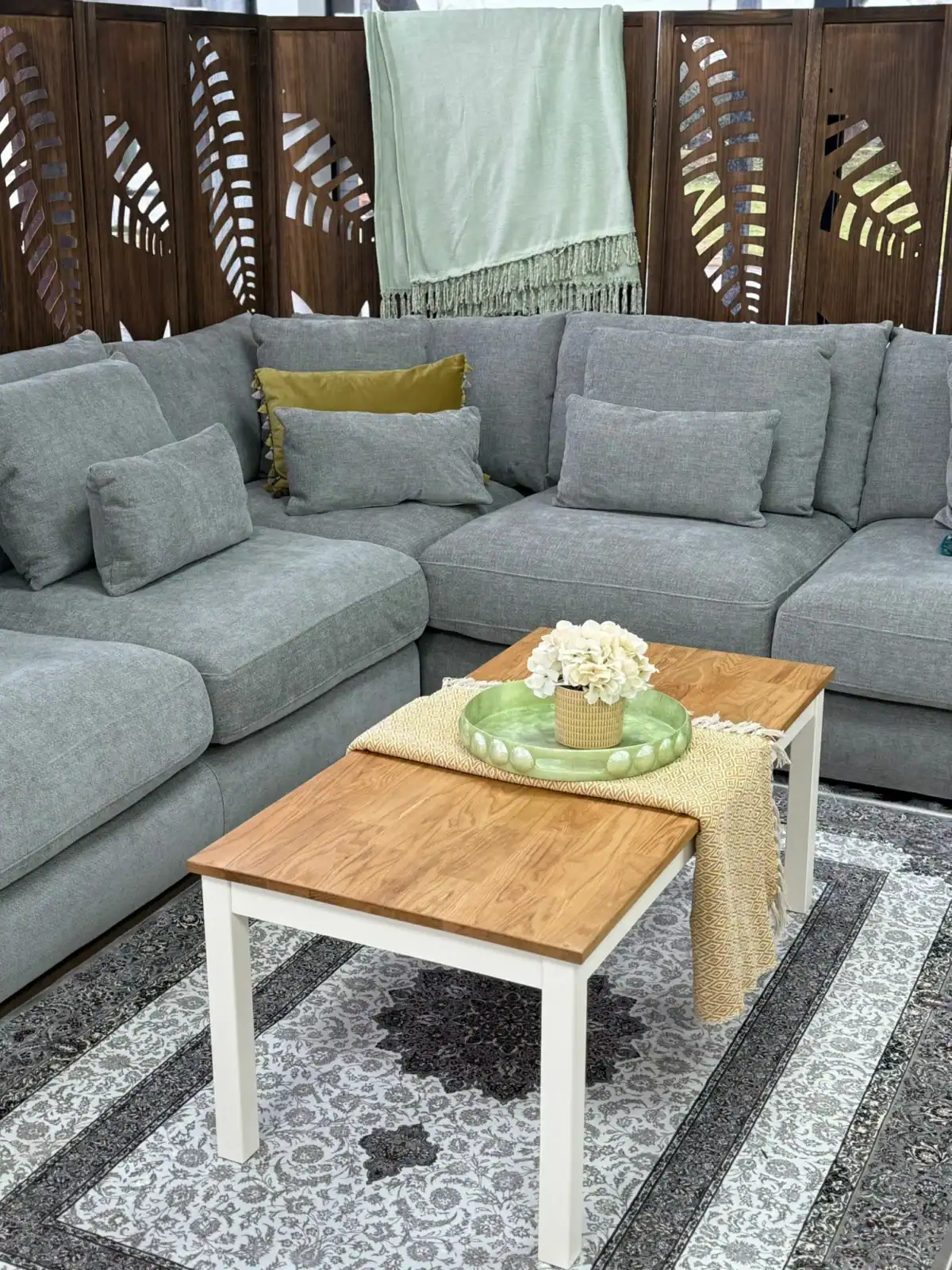 Jupiter Sofa Grey Large Corner, view 8