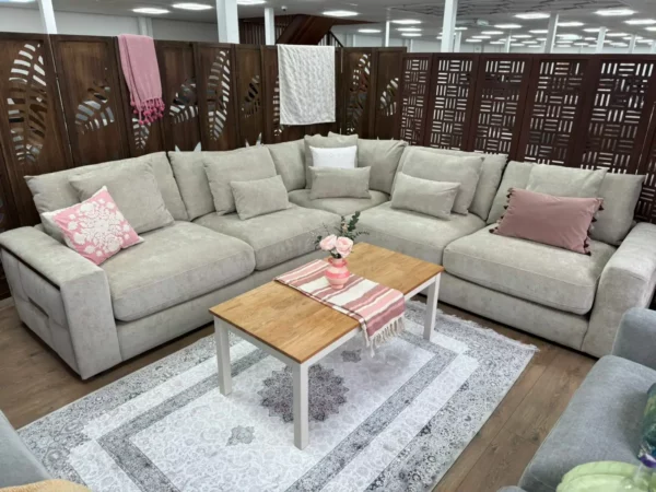 Jupiter Sofa Beige Large Corner, view 4
