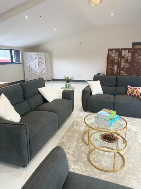 Ascot Sofa Charcoal 3+2 Set, view 5