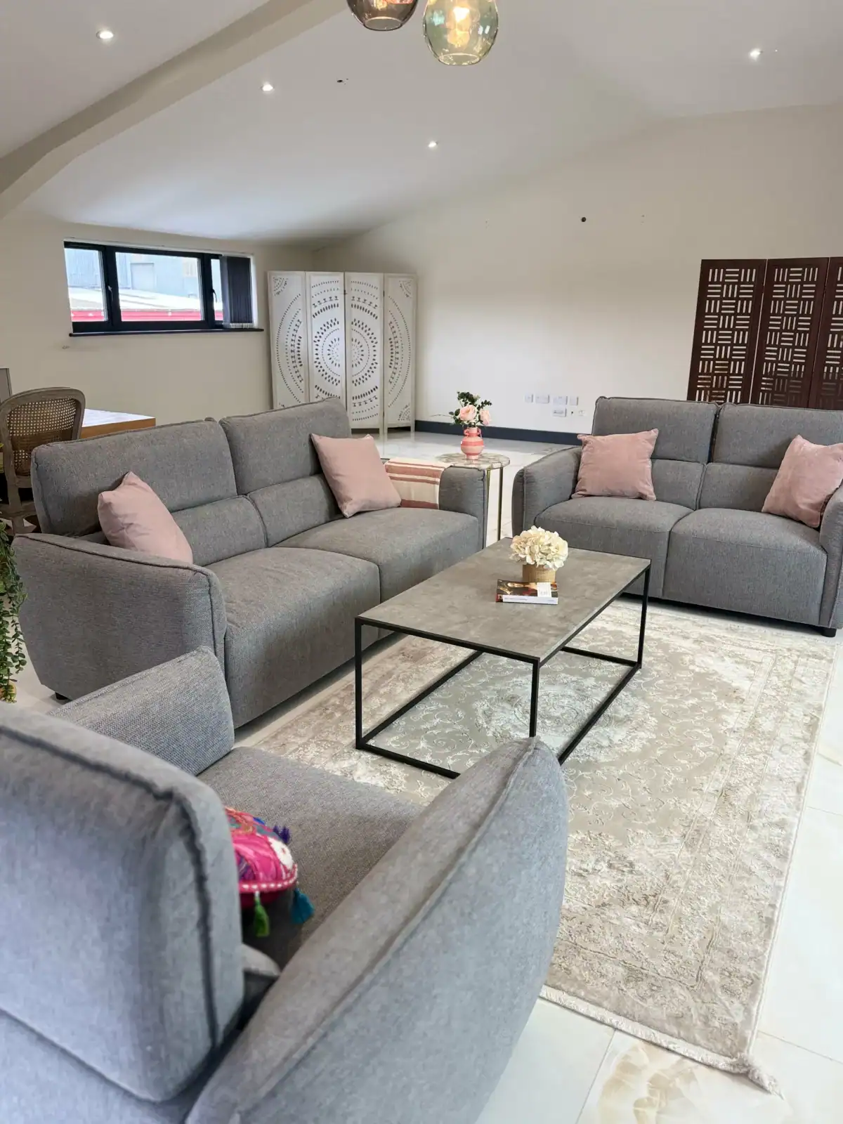 Ascot Sofa Grey 3+2 Set, view 2