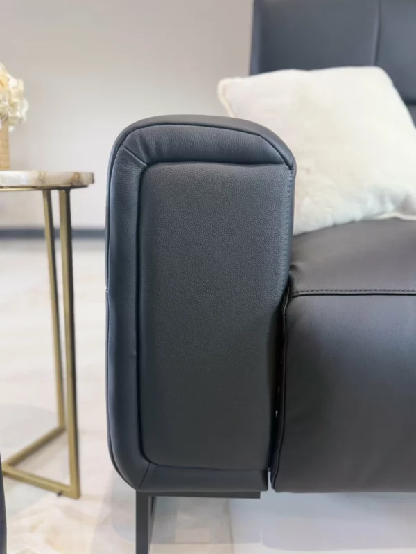 Richmond Electric Recliner Sofa Black 3+2 Set, view 5