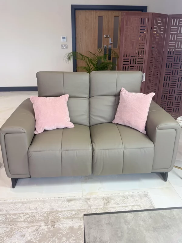 Richmond Electric Recliner Sofa Grey 3+2 Set, view 3