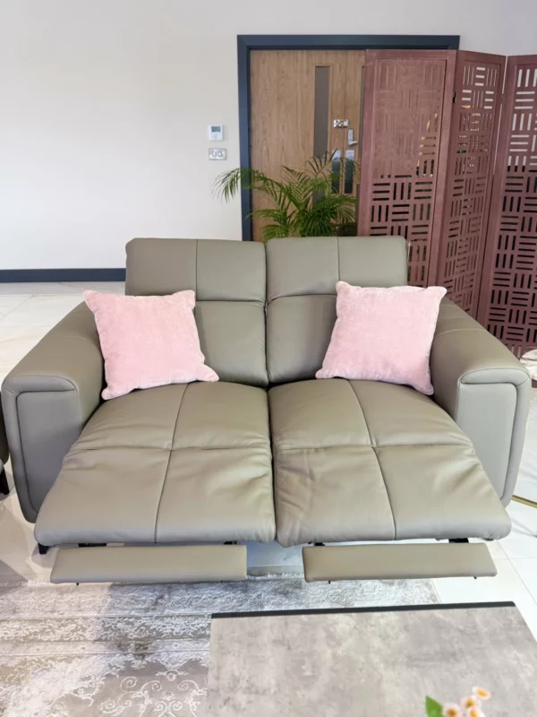Richmond Electric Recliner Sofa Grey 3+2 Set, view 5
