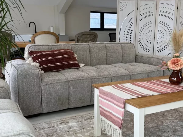 Paris Sofa Beige 3 Seater, view 2
