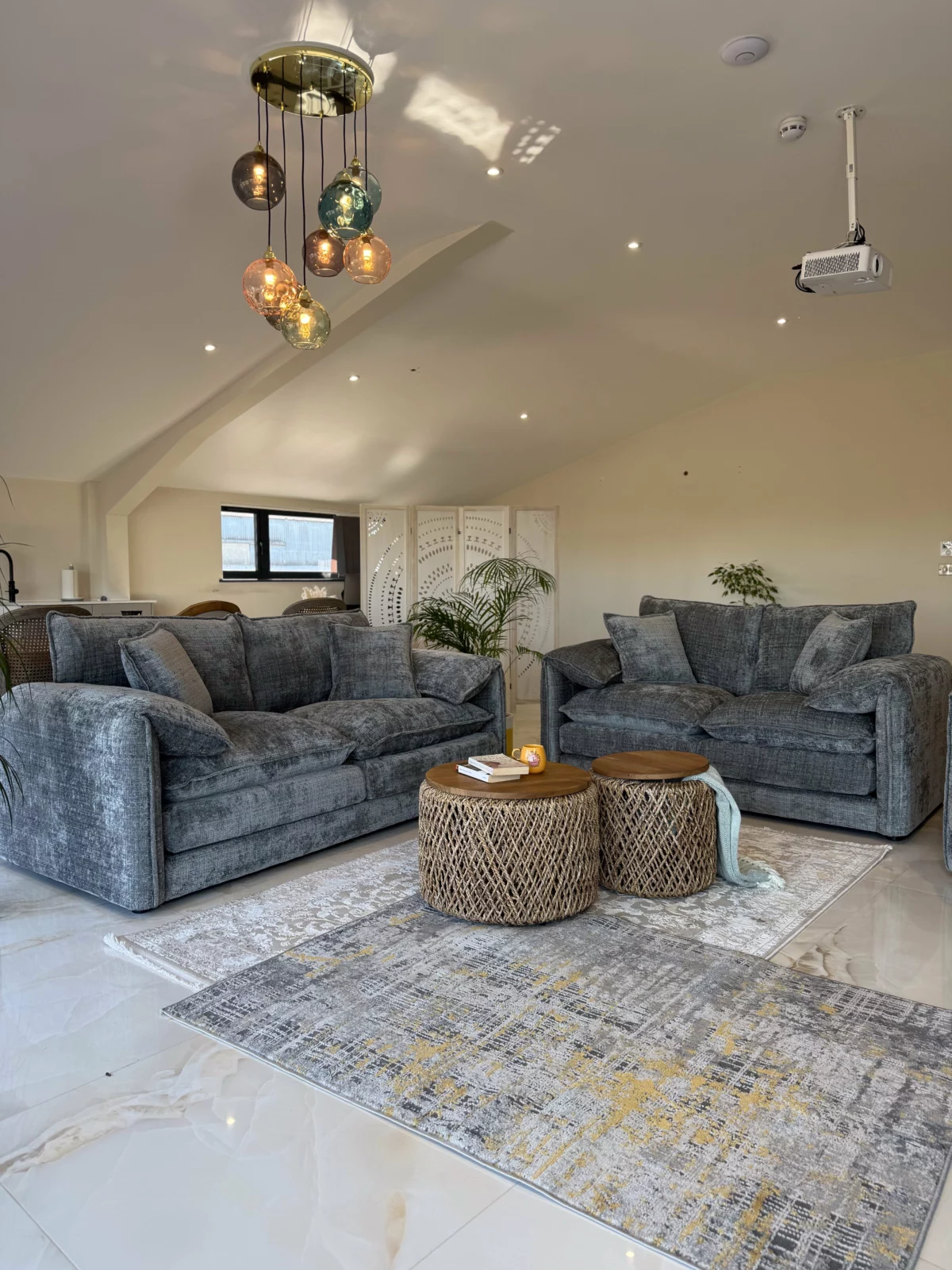 Solaya Sofa Grey 3+2 Set, view 3