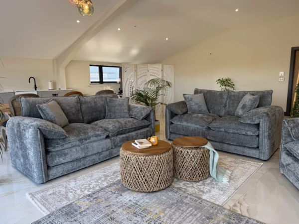Solaya Sofa Grey 3+2 Set, view 6