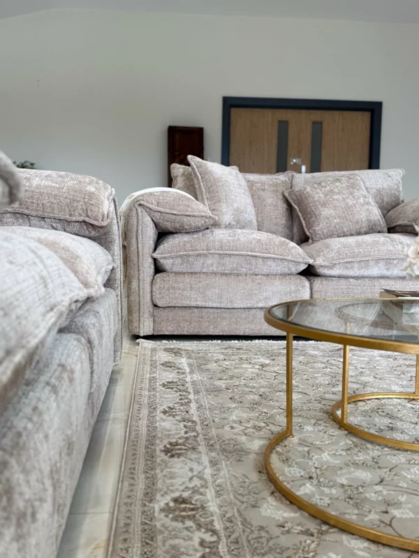 Solaya Sofa Beige 3 Seater, view 7